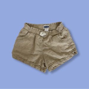 Old navy khaki shorts for girls